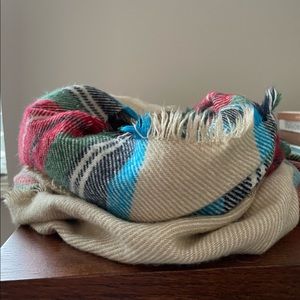 Nordstrom cozy plaid circle Infinity scarf